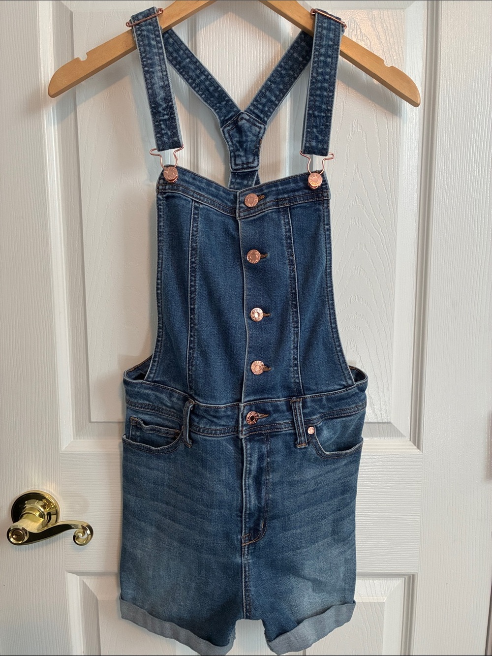Guess  Denim Short Overalls